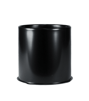 Ceco EX104B - Push Thru Black Open Hub Cover 4.25" Dia 4.26" Hauteur