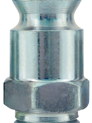 Topring 25-242-100 - 3/8 Truflate Plug (Manual) Zinc Plated Steel 1/4 M NPT 250 PSI